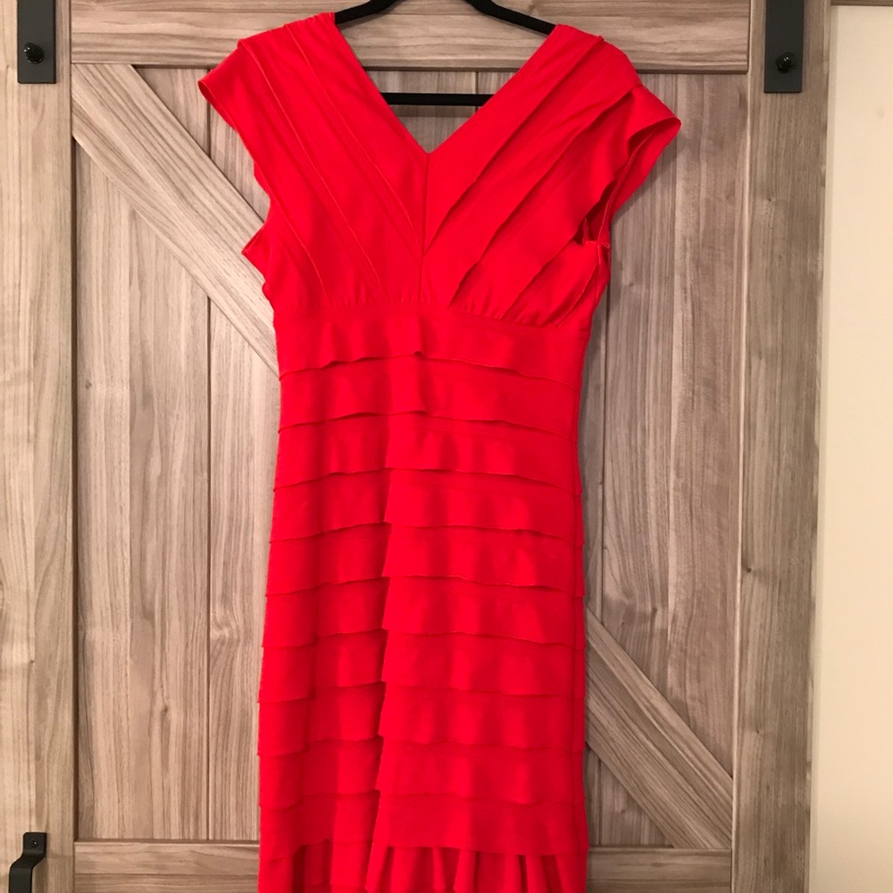 Max Studio Ruffle Cocktail Dress - Picture 2 of 4